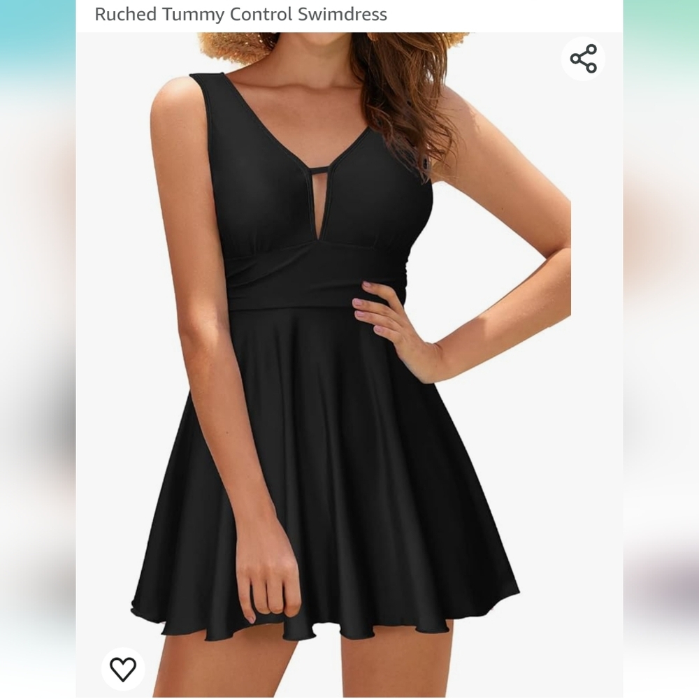 Womens one piece swim dress